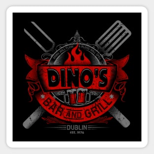 DINO'S BAR AND GRILL Magnet